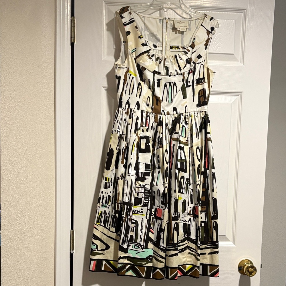 Kate Spade Artistic Print Dress